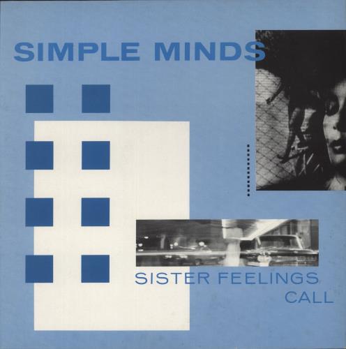 Simple Minds Sister Feelings Call vinyl LP album (LP record) UK SIMLPSI10070