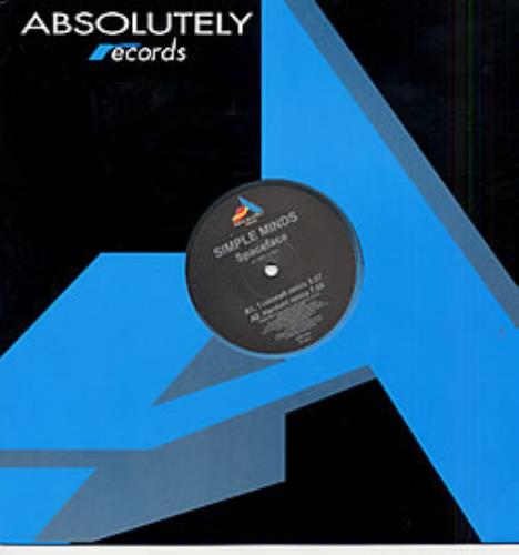 Simple Minds Space Face 12" vinyl single (12 inch record / Maxi-single) Italian SIM12SP241515