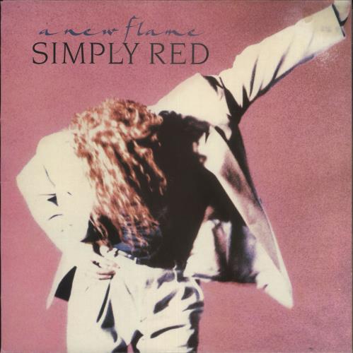 Simply Red A New Flame vinyl LP album (LP record) Australian REDLPAN73723