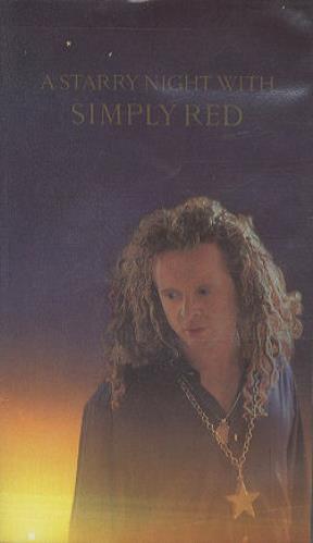 Simply Red A Starry Night With video (VHS or PAL or NTSC) German REDVIAS163187