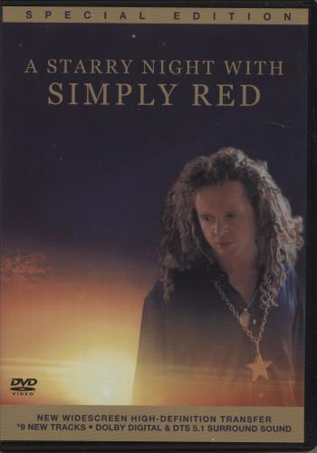 Simply Red A Starry Night With DVD UK REDDDAS319905