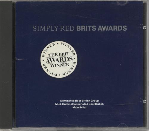 Simply Red Brits Awards CD single (CD5 / 5") UK REDC5BR15482