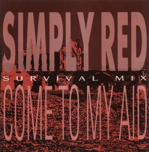Simply Red Come To My Aid - Remix 12" vinyl single (12 inch record / Maxi-single) UK RED12CO07018