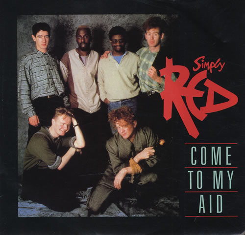 Simply Red Come To My Aid 7" vinyl single (7 inch record / 45) US RED07CO69758
