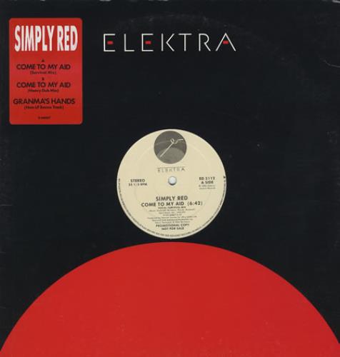Simply Red Come To My Aid 12" vinyl single (12 inch record / Maxi-single) US RED12CO08477