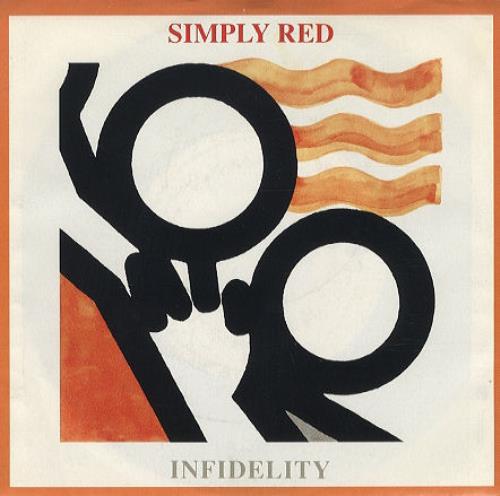 Simply Red Infidelity 7" vinyl single (7 inch record / 45) US RED07IN68176