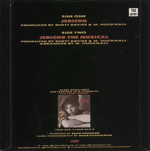 Simply Red Jericho 7" vinyl single (7 inch record / 45) UK RED07JE17892