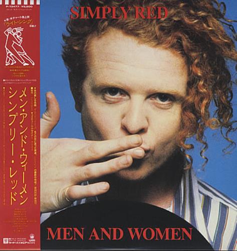 Simply Red Men & Women vinyl LP album (LP record) Japanese REDLPME160822