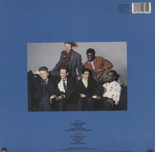 Simply Red Men And Women - 3 song Hype Stickered Sleeve vinyl LP album (LP record) UK REDLPME786723