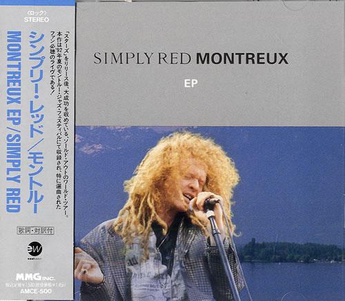 Simply Red Montreux EP CD single (CD5 / 5") Japanese REDC5MO485575