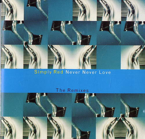 Simply Red Never Never Love 2-CD single set (Double CD single) UK RED2SNE485479