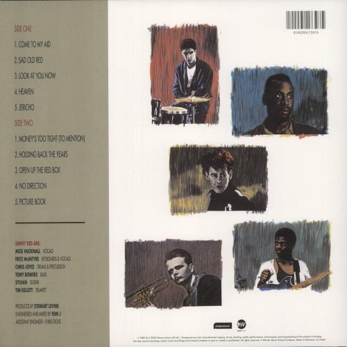 Simply Red Picture Book - Red Vinyl - EX vinyl LP album (LP record) UK REDLPPI872601