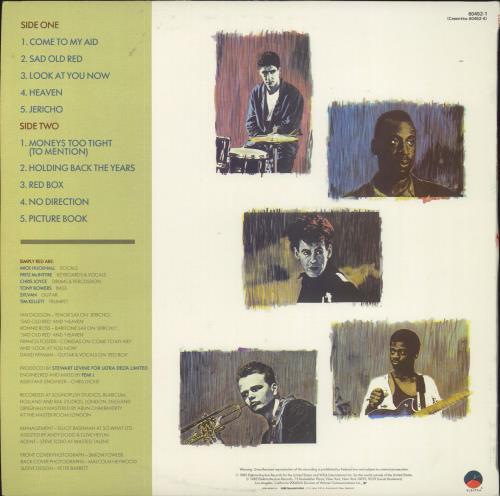 Simply Red Picture Book vinyl LP album (LP record) New Zealand REDLPPI827483
