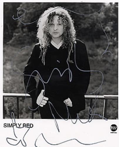Simply Red Signed Photograph photograph UK REDPHSI258363