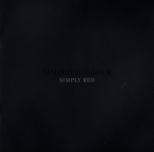 Simply Red Simplified Tour Programme tour programme UK REDTRSI383637