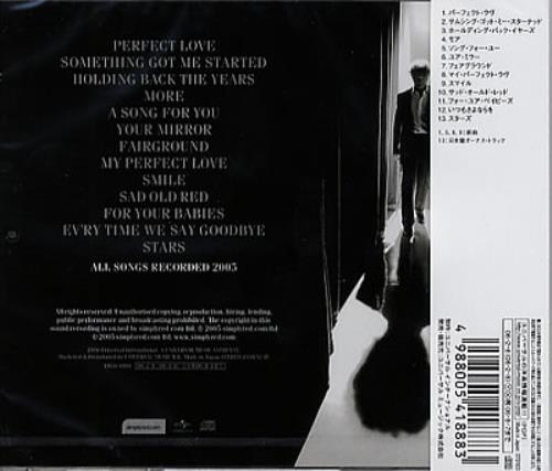 Simply Red Simplified CD album (CDLP) Japanese REDCDSI346190