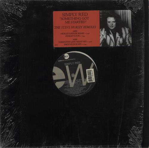 Simply Red Something Got Me Started 12" vinyl single (12 inch record / Maxi-single) US RED12SO43860