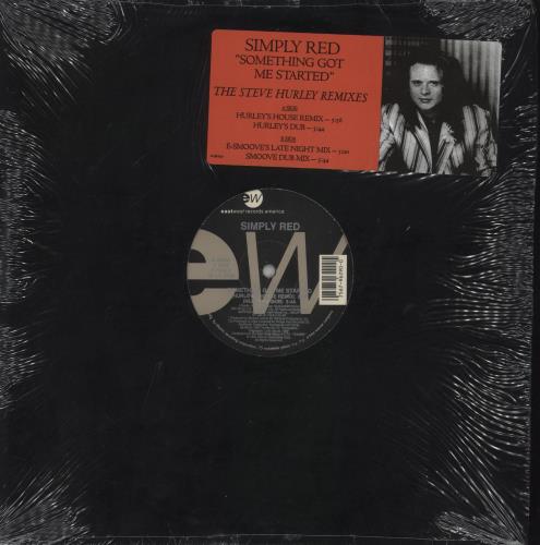 Simply Red Something Got Me Started 12" vinyl single (12 inch record / Maxi-single) UK RED12SO847259