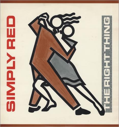 Simply Red The Right Thing 12" vinyl single (12 inch record / Maxi-single) US RED12TH47266