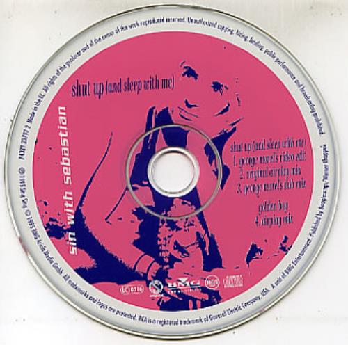 Sin With Sebastian Shut Up And Sleep With Me CD single (CD5 / 5") European SWBC5SH308872