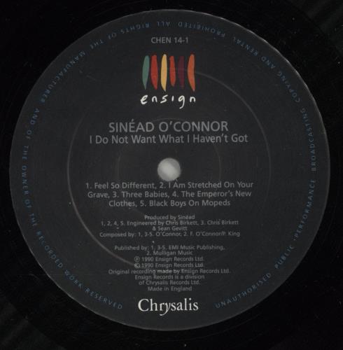 Sinead O'Connor I Do Not Want What I Haven't Got - EX vinyl LP album (LP record) UK SINLPID772079