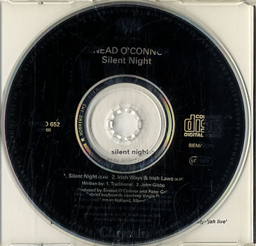 Sinead O'Connor Silent Night CD single (CD5 / 5") UK SINC5SI31518