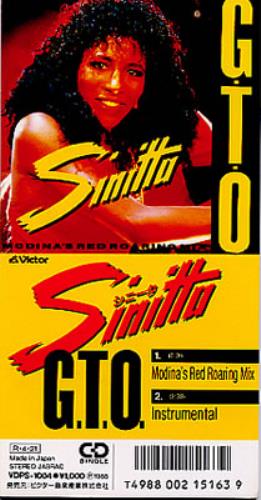 Sinitta G.T.O 3" CD single (CD3) Japanese SITC3GT133671