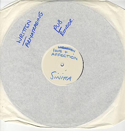 Sinitta Love + Affection 12" vinyl single (12 inch record / Maxi-single) UK SIT12LO380428