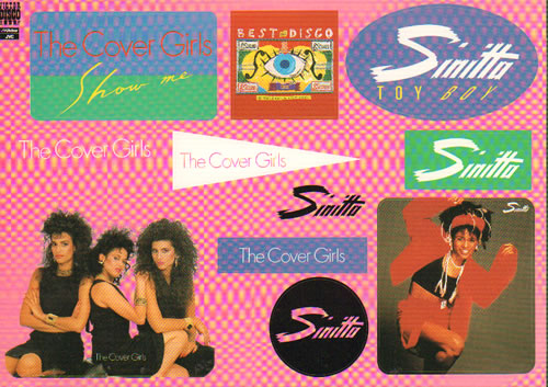 Sinitta Toy Boy Sticker Sheet - Three Sheets memorabilia Japanese SITMMTO640134