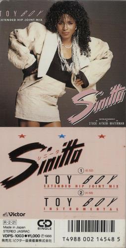 Sinitta Toy Boy 3" CD single (CD3) Japanese SITC3TO117415