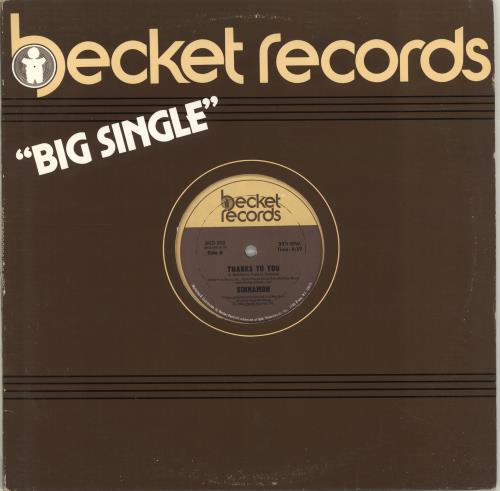 Sinnamon Thanks To You 12" vinyl single (12 inch record / Maxi-single) US YL612TH690956