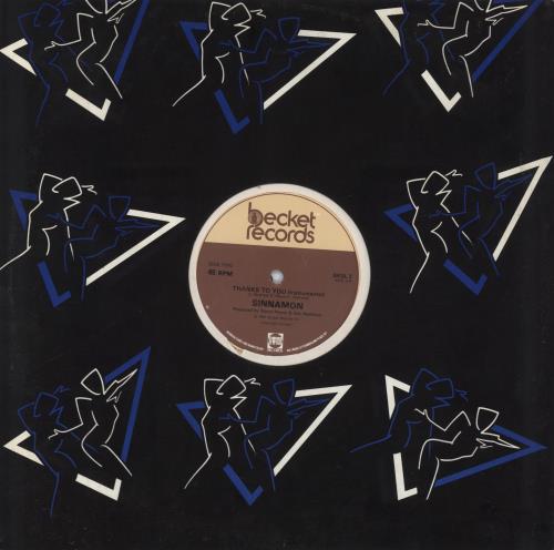 Sinnamon Thanks To You 12" vinyl single (12 inch record / Maxi-single) US YL612TH811769