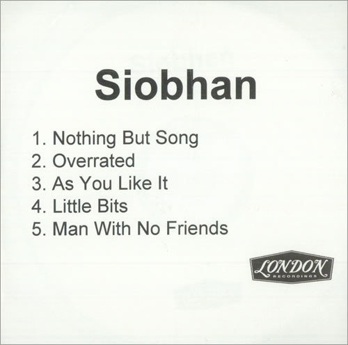 Siobhan Donaghy Siobhan CD-R acetate UK IOBCRSI251860