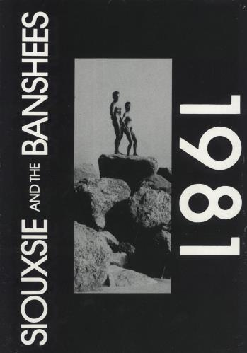 Siouxsie & The Banshees 1981 Tour Postergramme + Ticket Stub tour programme UK SIOTRTO820141