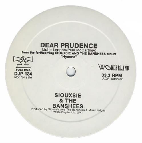 Siouxsie & The Banshees Dear Prudence 12" vinyl single (12 inch record / Maxi-single) Canadian SIO12DE138918