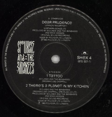 Siouxsie & The Banshees Dear Prudence 12" vinyl single (12 inch record / Maxi-single) UK SIO12DE05778