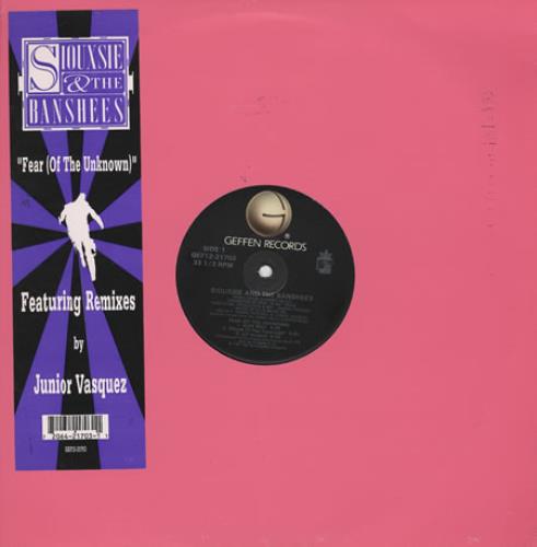 Siouxsie & The Banshees Fear Of The Unknown 12" vinyl single (12 inch record / Maxi-single) US SIO12FE02033