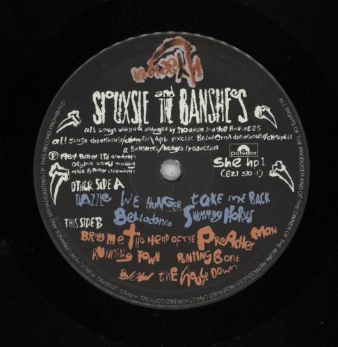 Siouxsie & The Banshees Hyaena - 1st - Promo Stamped vinyl LP album (LP record) UK SIOLPHY863917