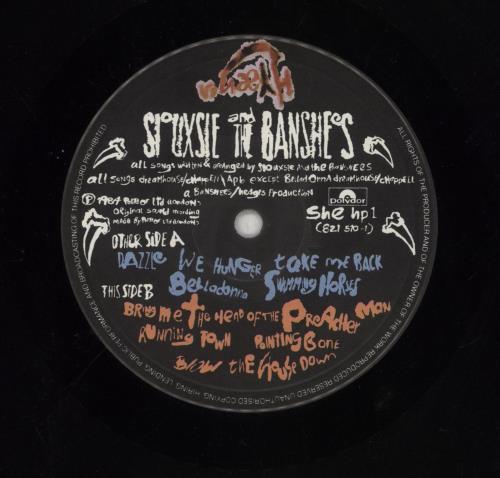 Siouxsie & The Banshees Hyaena - 1st vinyl LP album (LP record) UK SIOLPHY97794