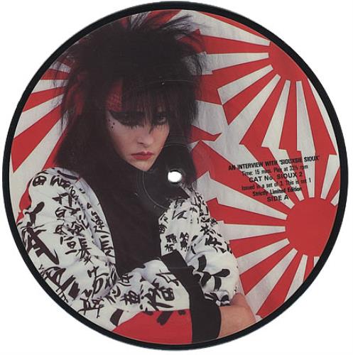 Siouxsie & The Banshees Interview - Part 1 7" vinyl picture disc (7 inch picture disc single) UK SIO7PIN116624