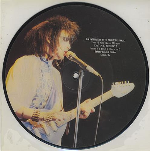 Siouxsie & The Banshees Interview - Part 3 7" vinyl picture disc (7 inch picture disc single) UK SIO7PIN377953