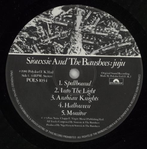 Siouxsie & The Banshees Juju + Inner - EX vinyl LP album (LP record) UK SIOLPJU697684