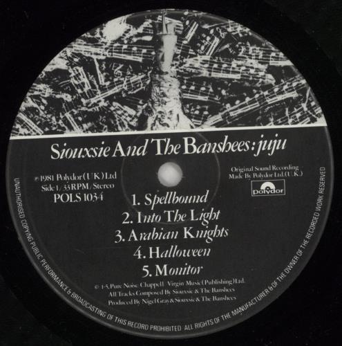 Siouxsie & The Banshees Juju + Inner vinyl LP album (LP record) UK SIOLPJU92715