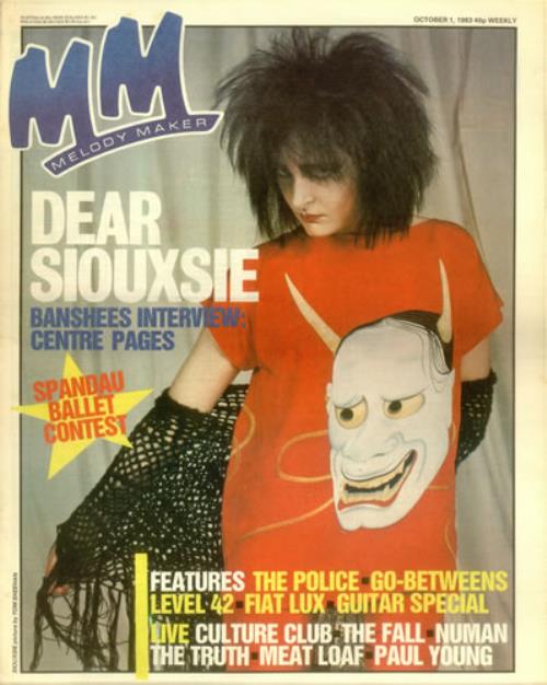 Siouxsie & The Banshees Melody Maker - 1st October magazine UK SIOMAME452673