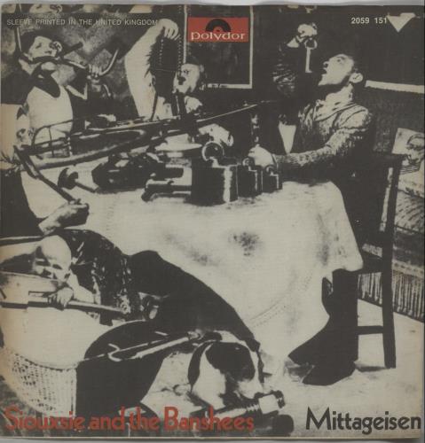 Siouxsie & The Banshees Mittageisen - EX 7" vinyl single (7 inch record / 45) German SIO07MI135426