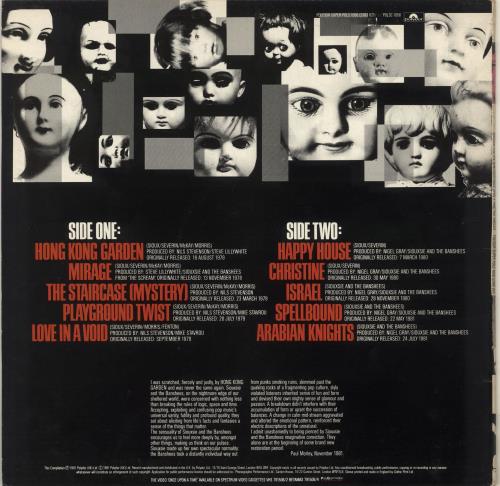 Siouxsie & The Banshees Once Upon A Time / The Singles + Pin-up - EX vinyl LP album (LP record) UK SIOLPON714962