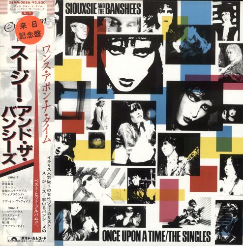 Siouxsie & The Banshees Once Upon A Time - 'Coming To Japan' stickered obi vinyl LP album (LP record) Japanese SIOLPON739839