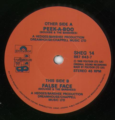 Siouxsie & The Banshees Peek-A-Boo - Gatefold Pop-Up Sleeve 7" vinyl single (7 inch record / 45) UK SIO07PE43078