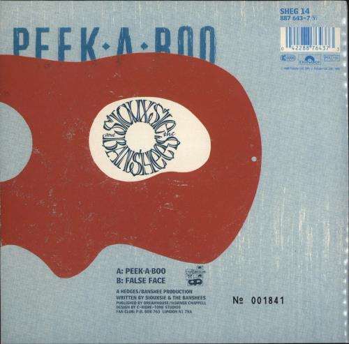 Siouxsie & The Banshees Peek-A-Boo - Gatefold Pop-Up Sleeve 7" vinyl single (7 inch record / 45) UK SIO07PE43078