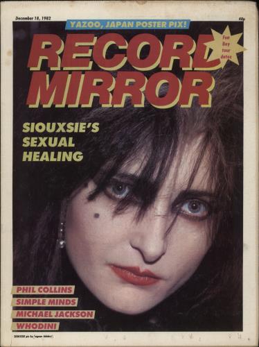 Siouxsie & The Banshees Record Mirror magazine UK SIOMARE165478